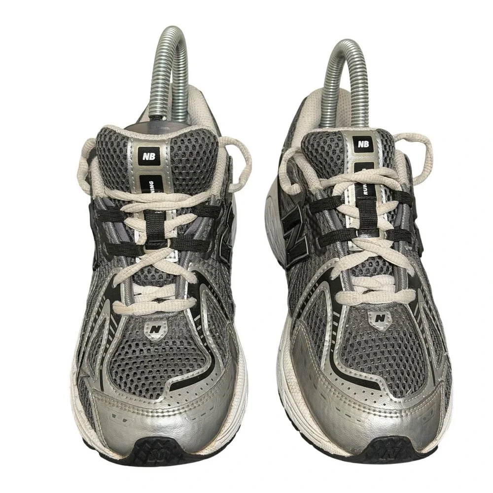 New Balance Sneakers Kids 1906R Grey Silver Running Shoes EUC